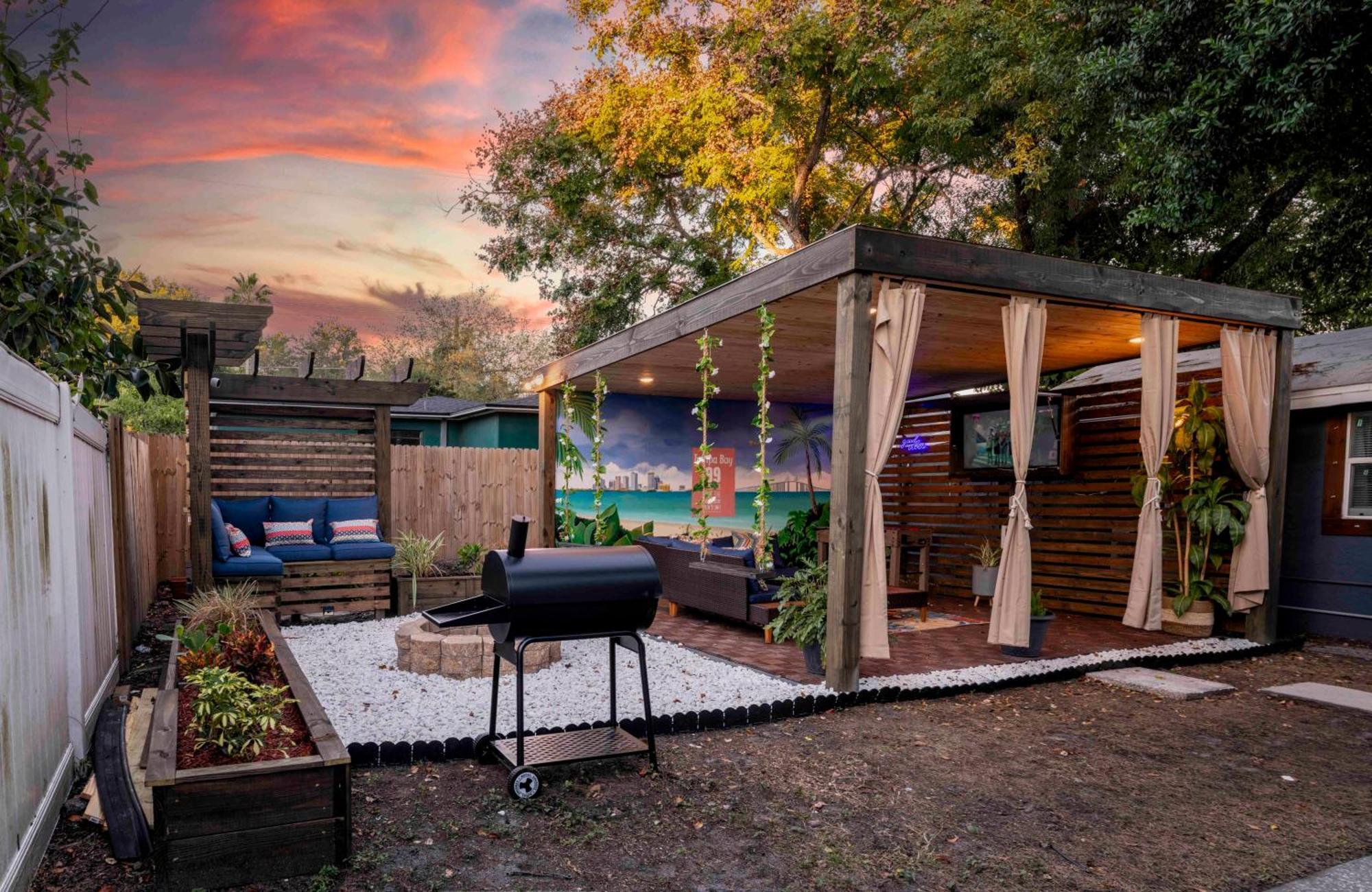 Luxury 5-Br House, Tampa Downtown With Cottage Buitenkant foto